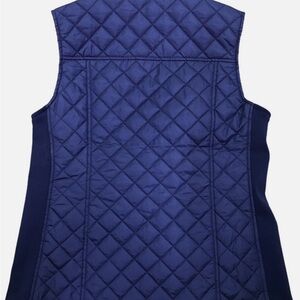 Kim Rogers Navy Quilted Vest